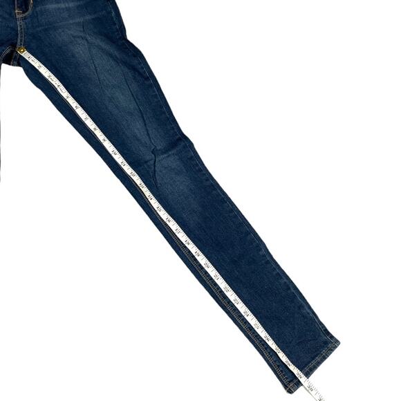 Bullhead Jeans High Rise Skinniest Dark Wash‎ Blue Denim Pants Women's 3 Juniors - Picture 6 of 11